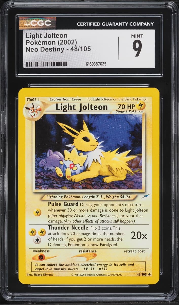 Pokemon Neo Destiny Light Jolteon #48