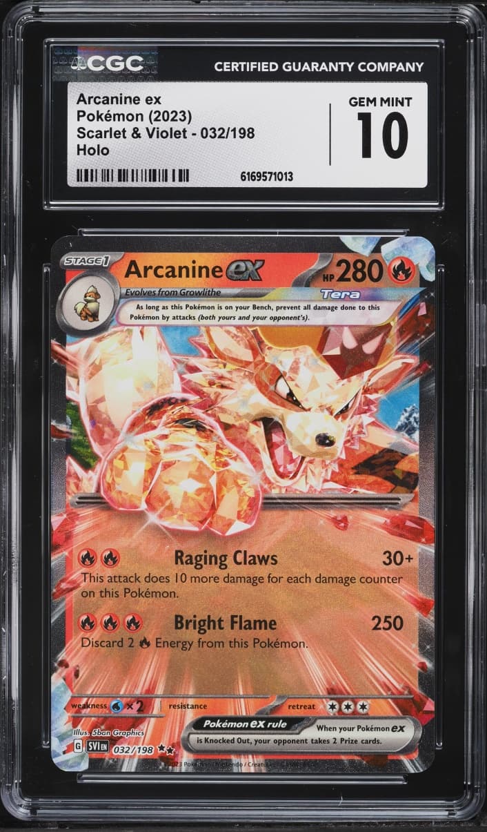 Pokemon Scarlet & Violet Holo Arcanine EX #32
