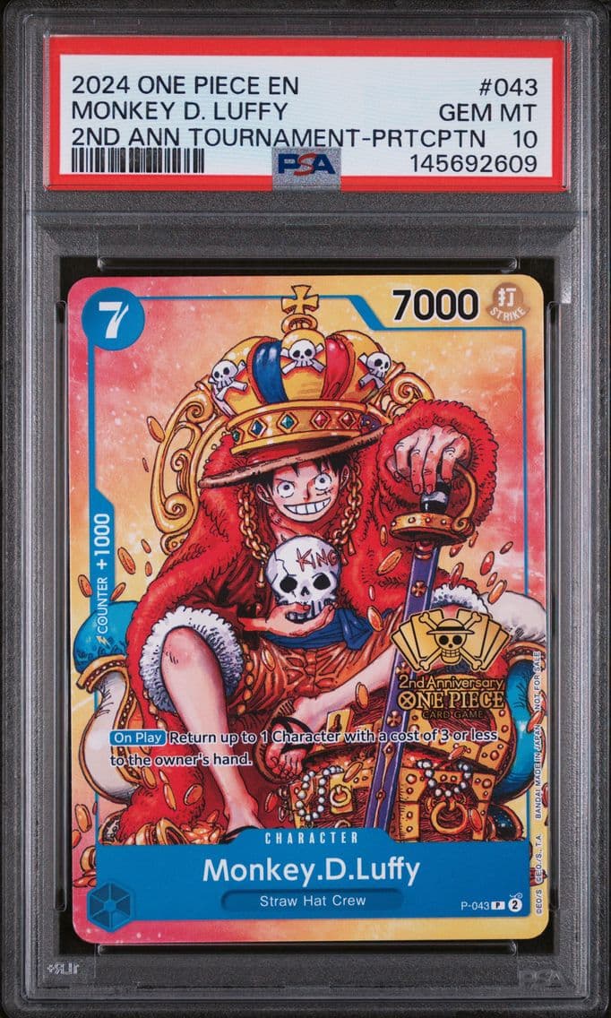 2024 #043 Monkey D. Luffy PSA 10