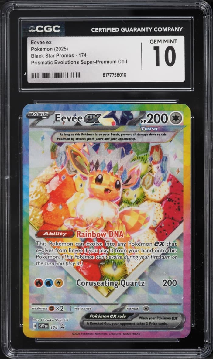 Pokemon SV Promo Prismatic Evolutions Super Premium Full Art Eevee EX #174