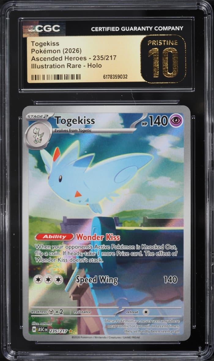 Pokemon Mega Evolution Ascended Heroes IR Togekiss #235
