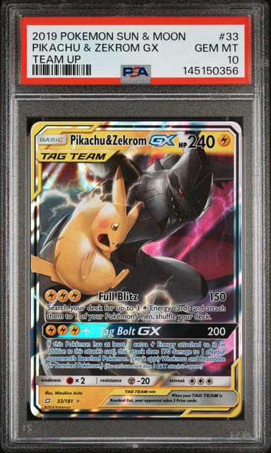 Pikachu & Zekrom GX