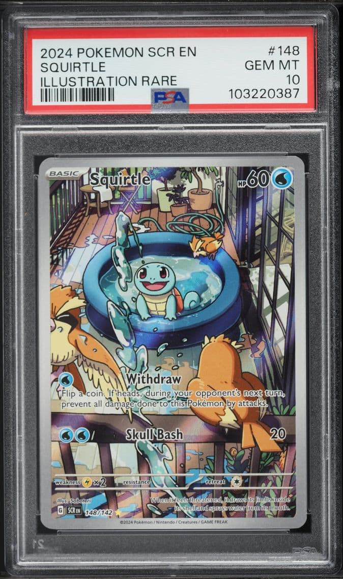 2024 #148 Squirtle PSA 10 Stella