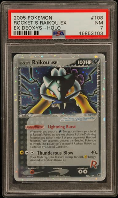 Rocket's Raikou EX-Holo