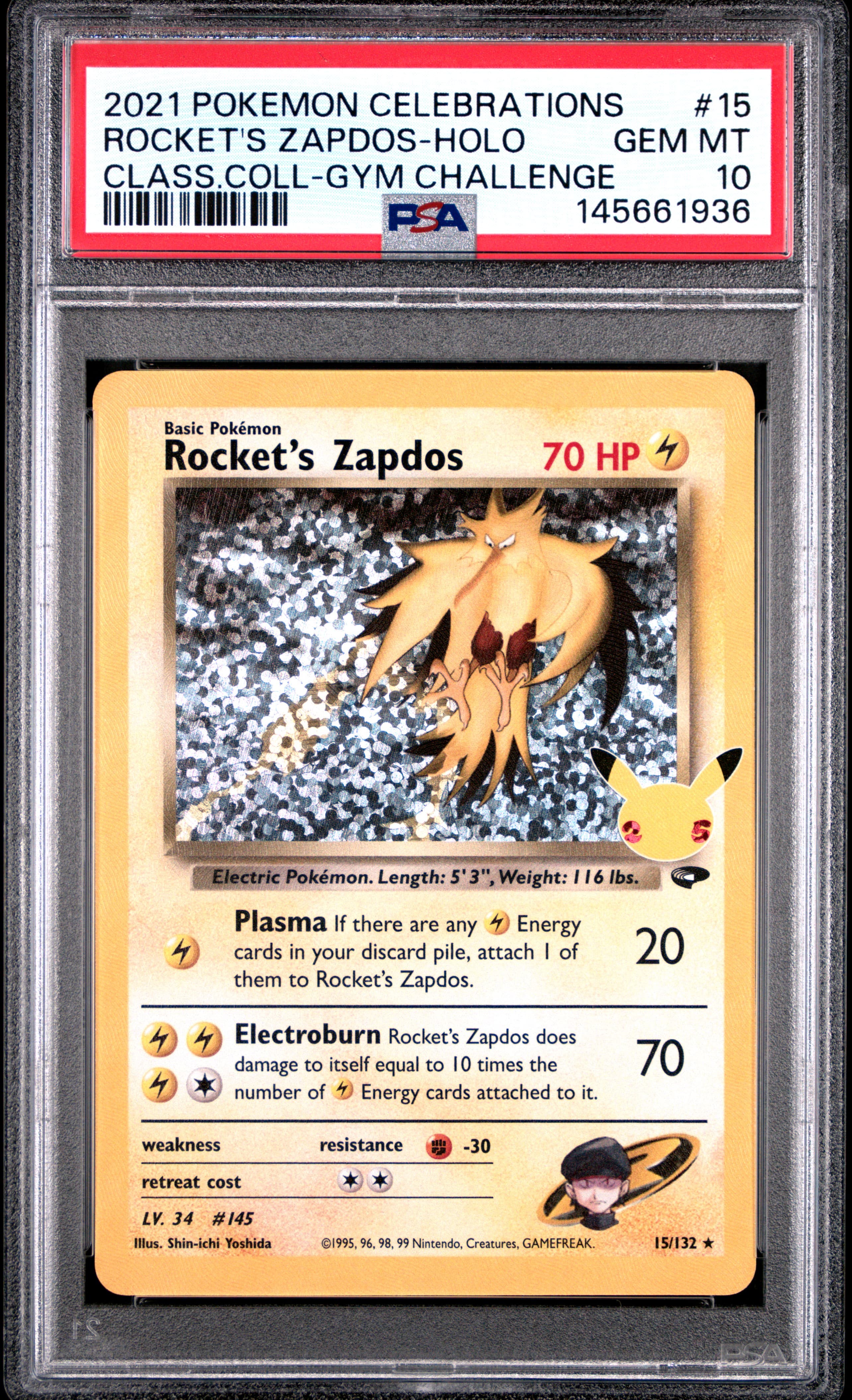 Rocket's Zapdos-Holo