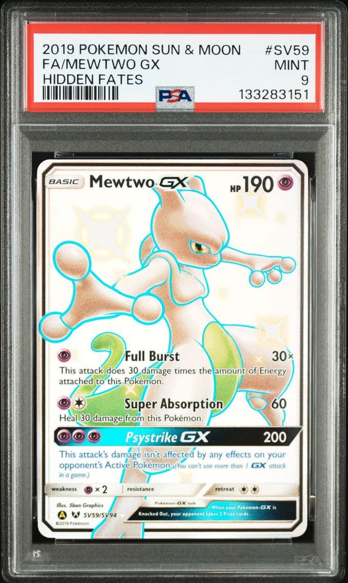 2019 #SV59 Full Art/Mewtwo GX PS