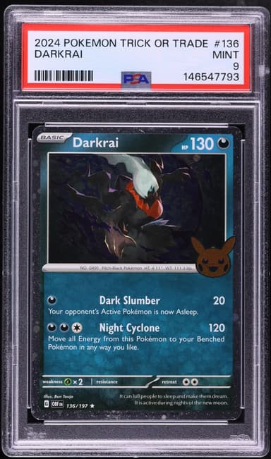 Pokemon Scarlet & Violet Obsidian Flames Trick Or Trade Holo Darkrai #136