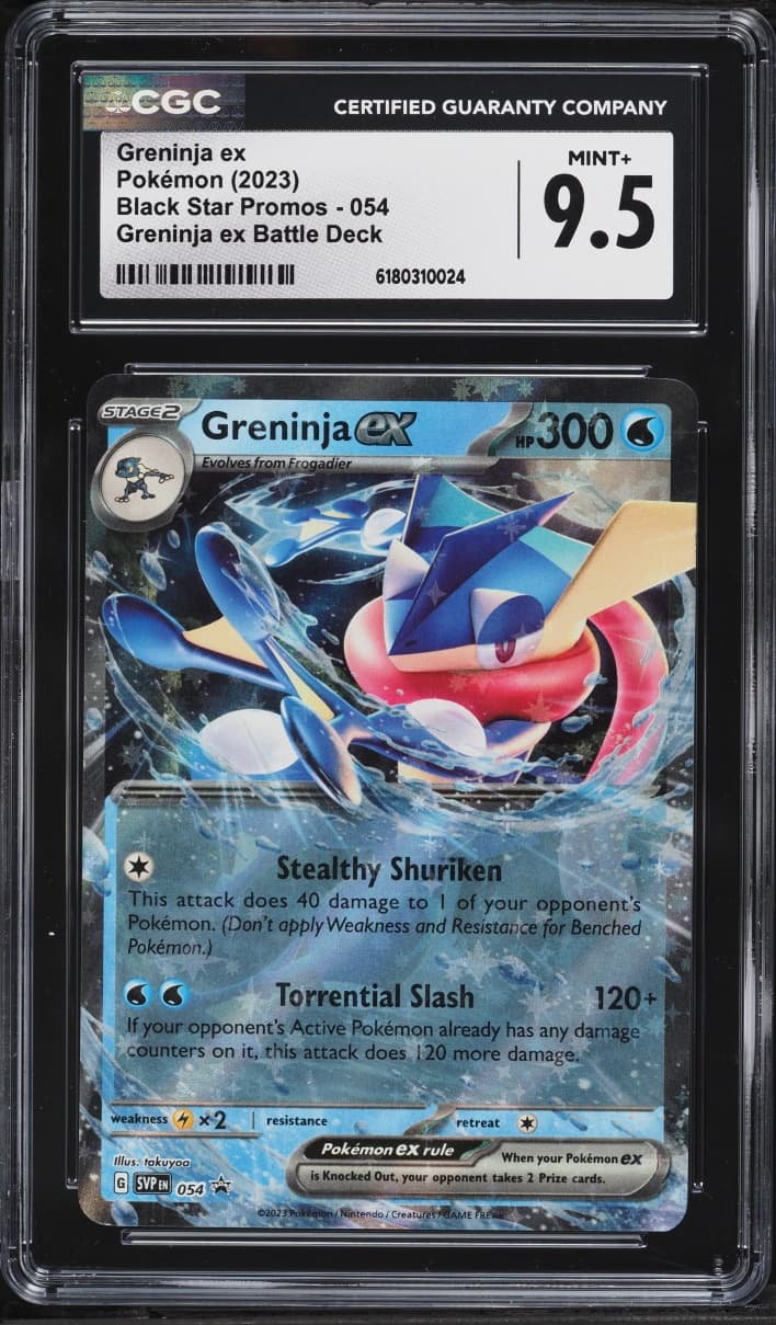 Pokemon Scarlet & Violet Promo Greninja ex Battle Deck Greninja EX #054