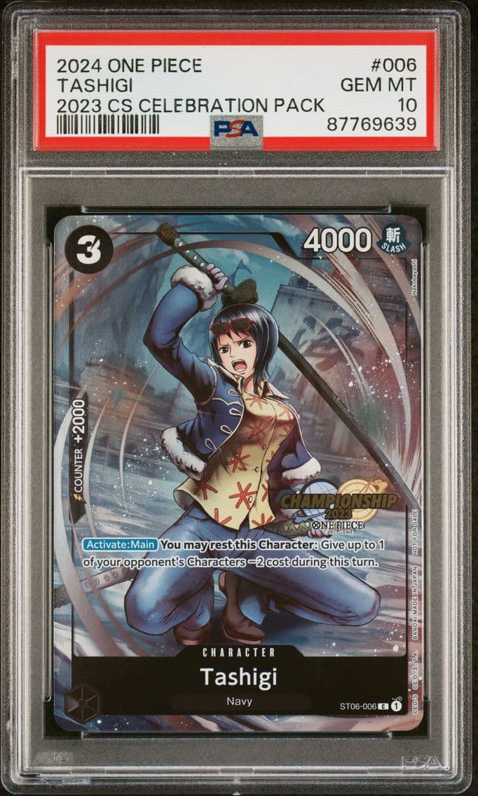 2024 #006 Tashigi PSA 10 One Pie