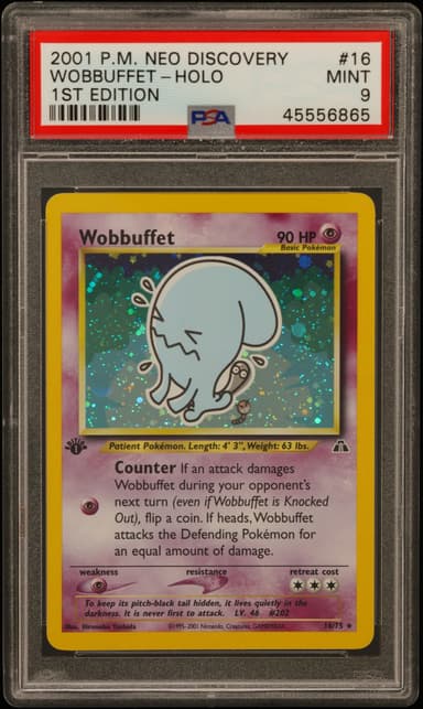Wobbuffet-Holo 1st Edition