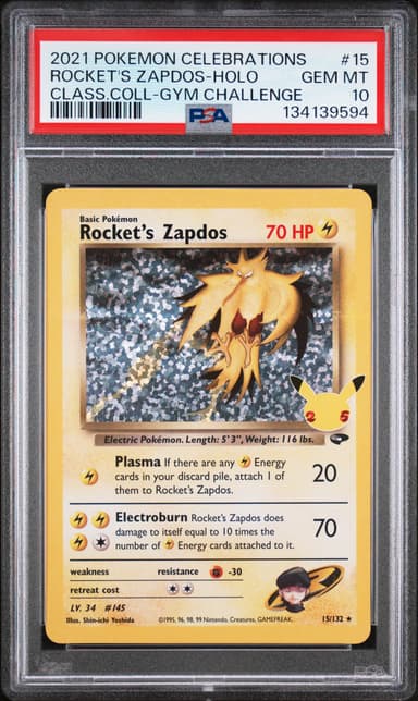 Rocket's Zapdos-Holo