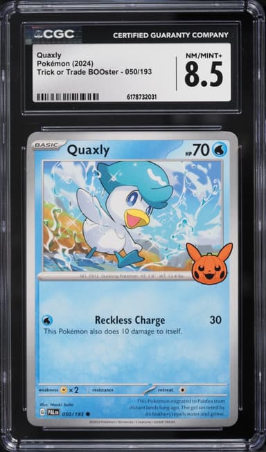 Pokemon Scarlet & Violet Trick Or Trade BOOster Quaxly #050
