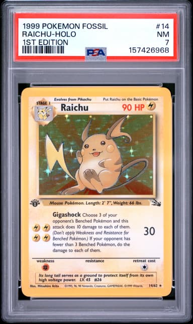 Raichu-Holo 1st Edition