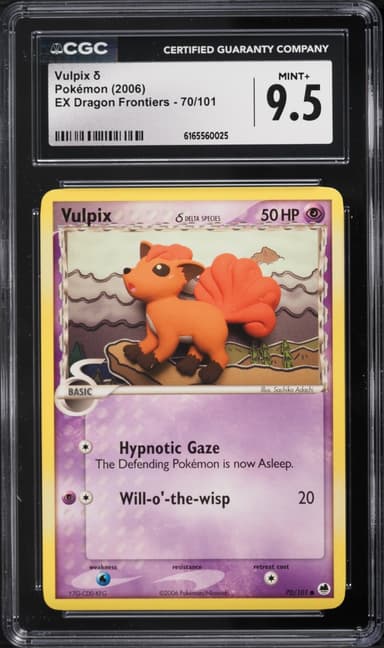 Pokemon EX Dragon Frontiers Vulpix #70