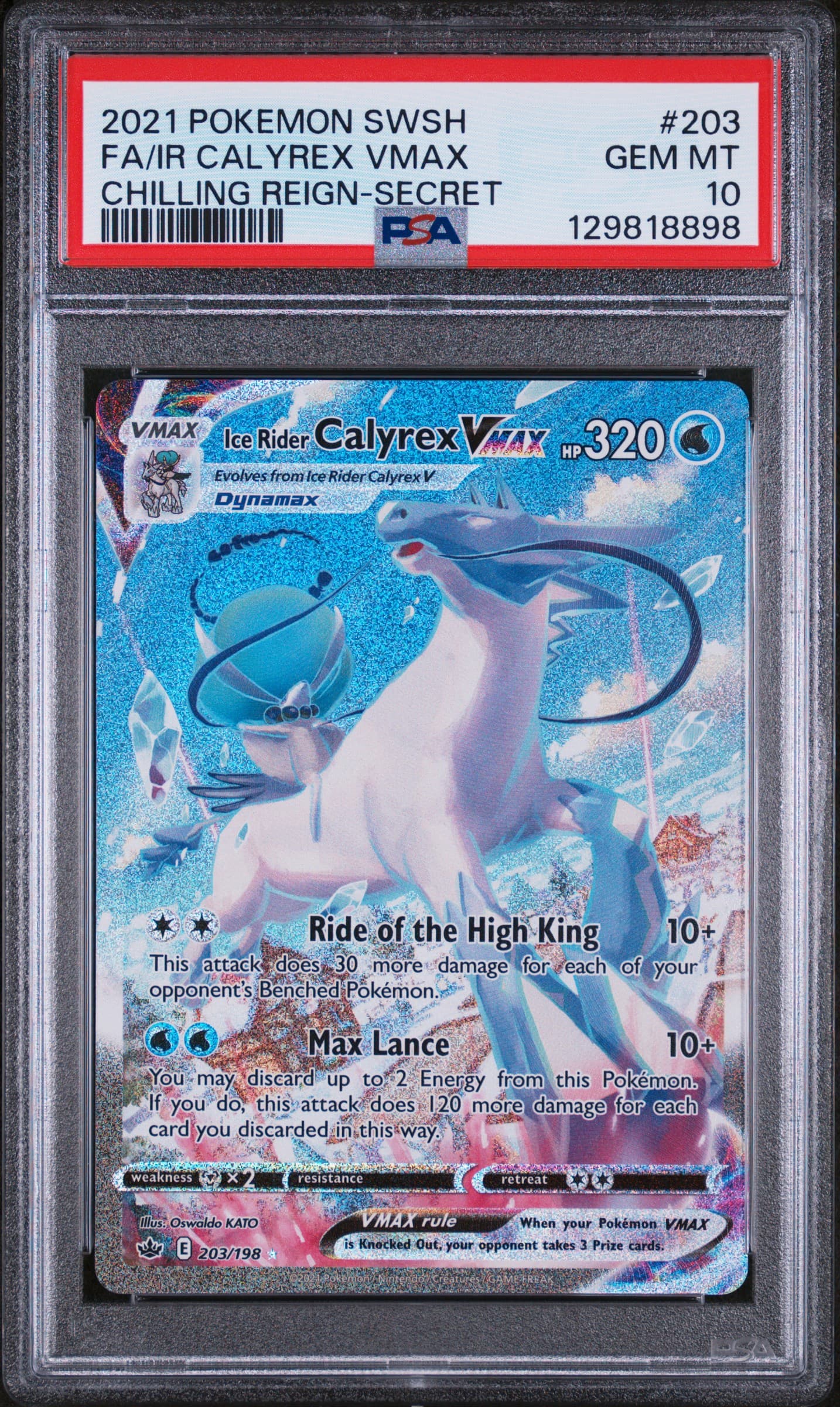 Full Art/Ice Rider Calyrex Vmax
