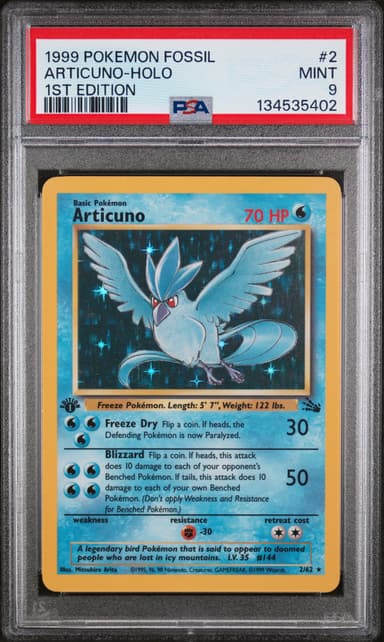 Articuno-Holo 1st Edition
