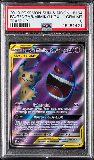 Full Art/Gengar & Mimikyu GX