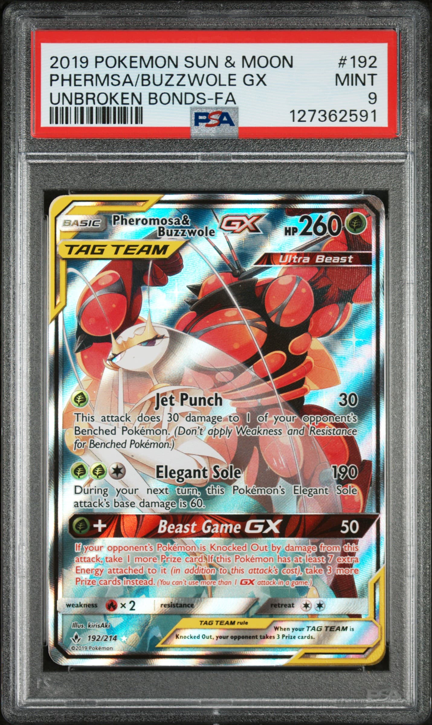Full Art/Pheromosa & Buzzwole GX