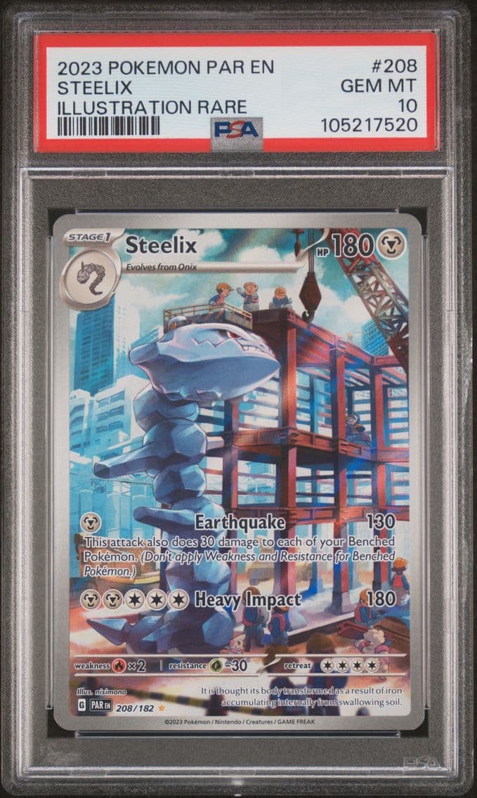 2023 #208 Steelix PSA 10 Par EN-