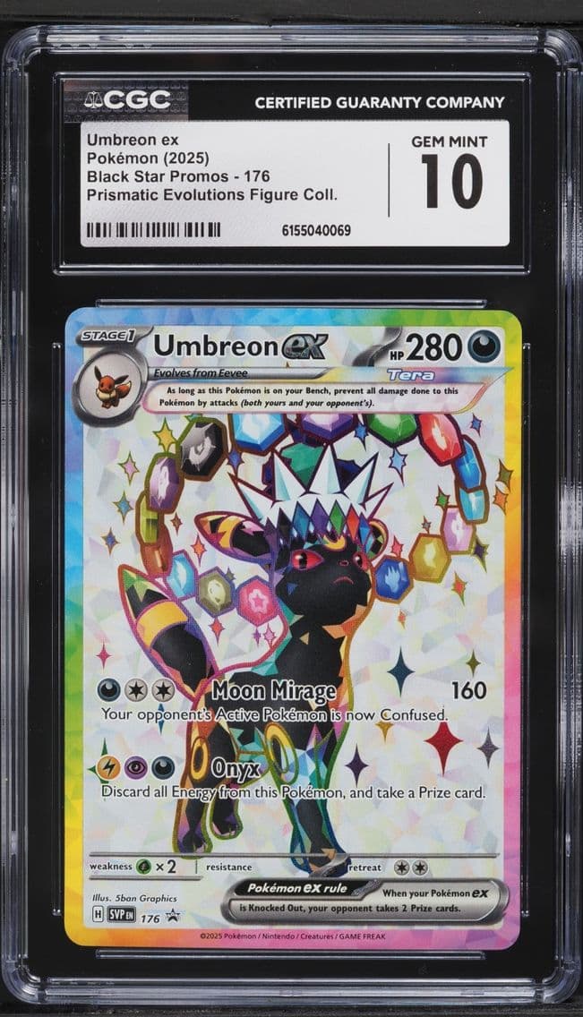 2025 #176 Umbreon EX CGC 10 Poke