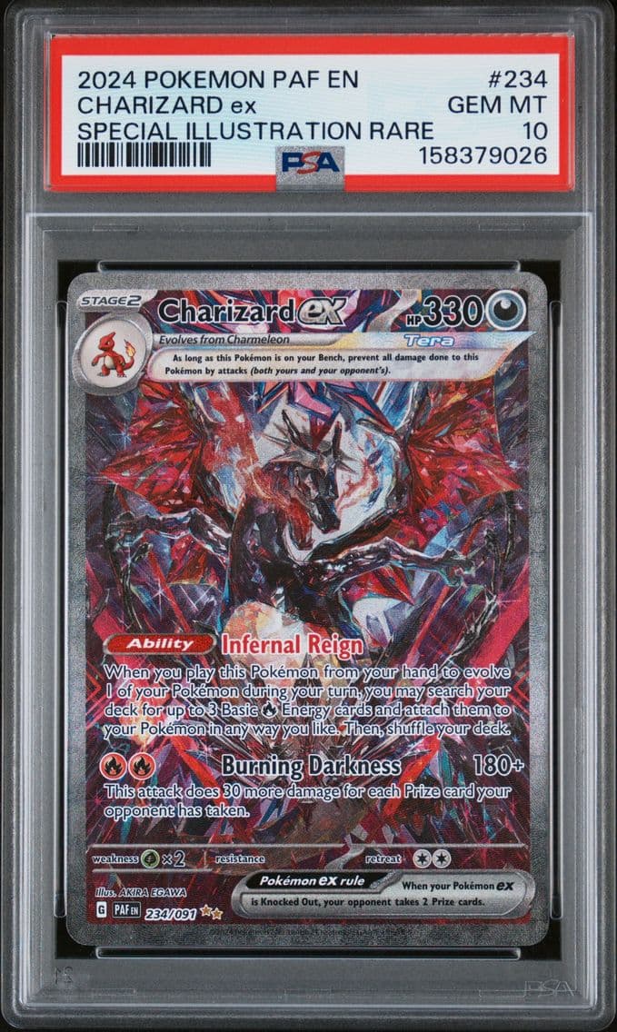 2024 #234 Charizard EX PSA 10 Pa