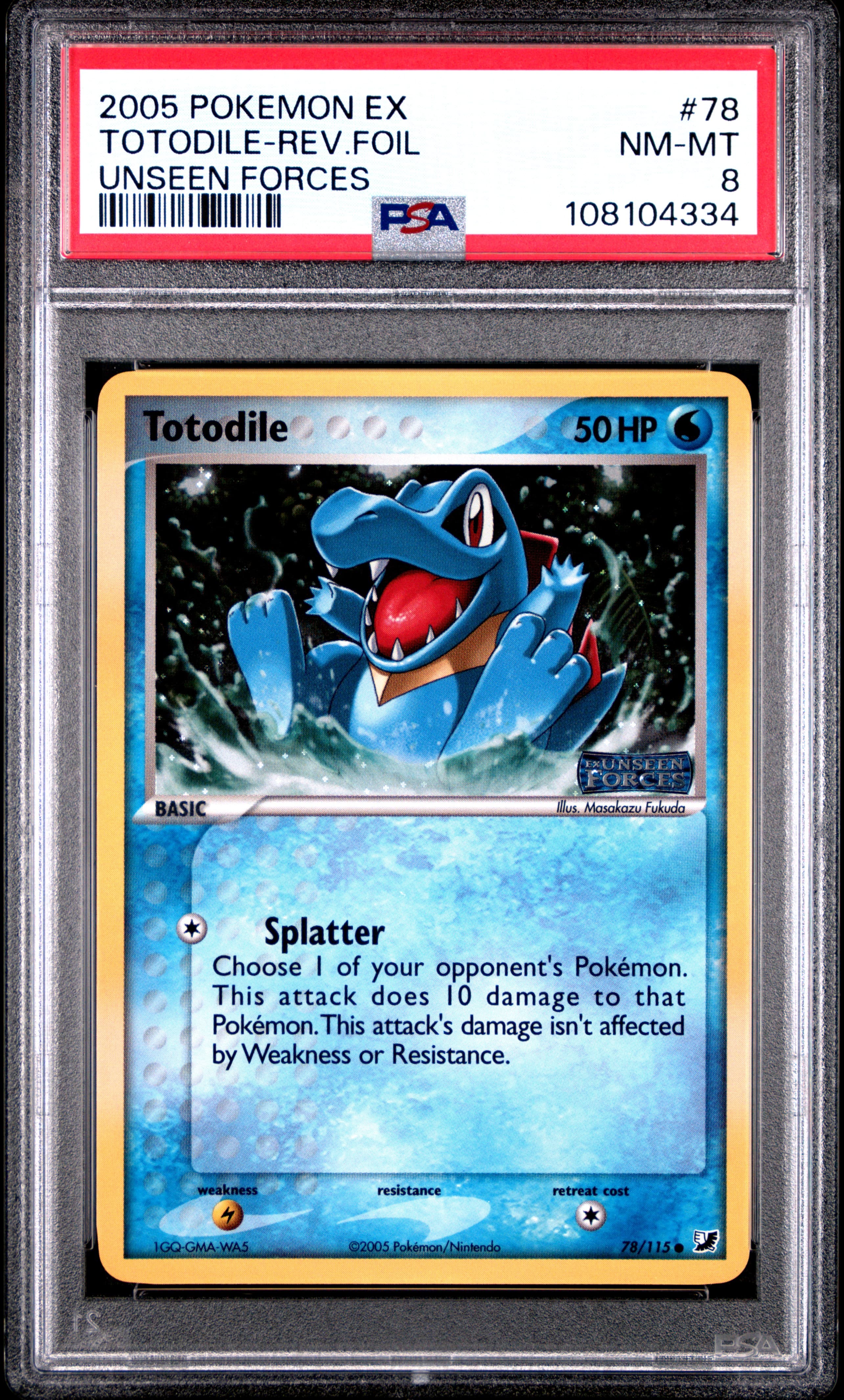 Totodile-Reverse Foil