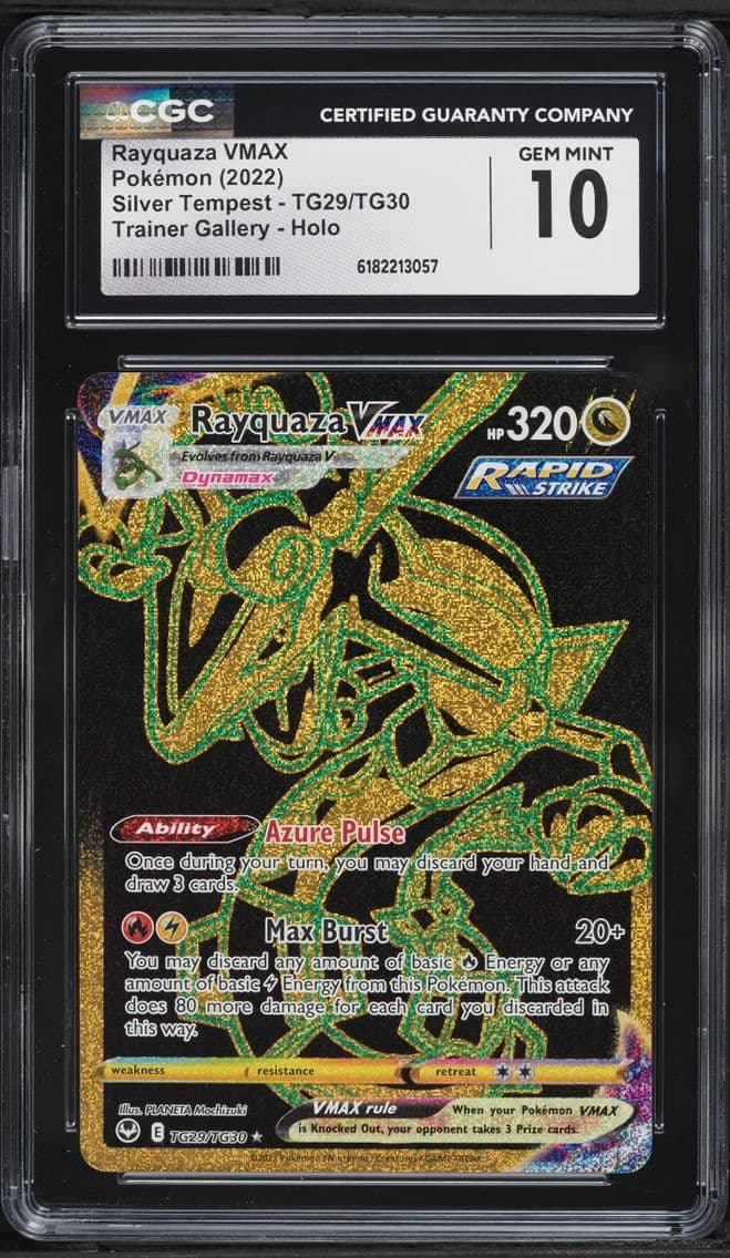 2022 #TG29 Rayquaza VMAX CGC 10 