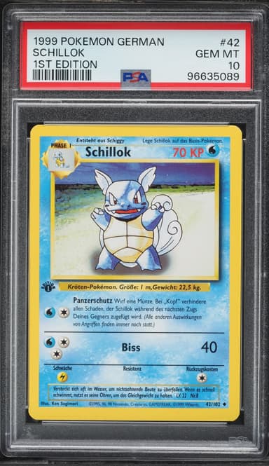 German Base Set 1st Edi