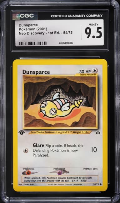 Pokemon Neo Discovery 1st Edition Dunsparce #54