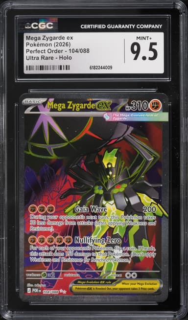 Pokemon Mega Evolution Perfect Order Full Art Mega Zygarde ex #104
