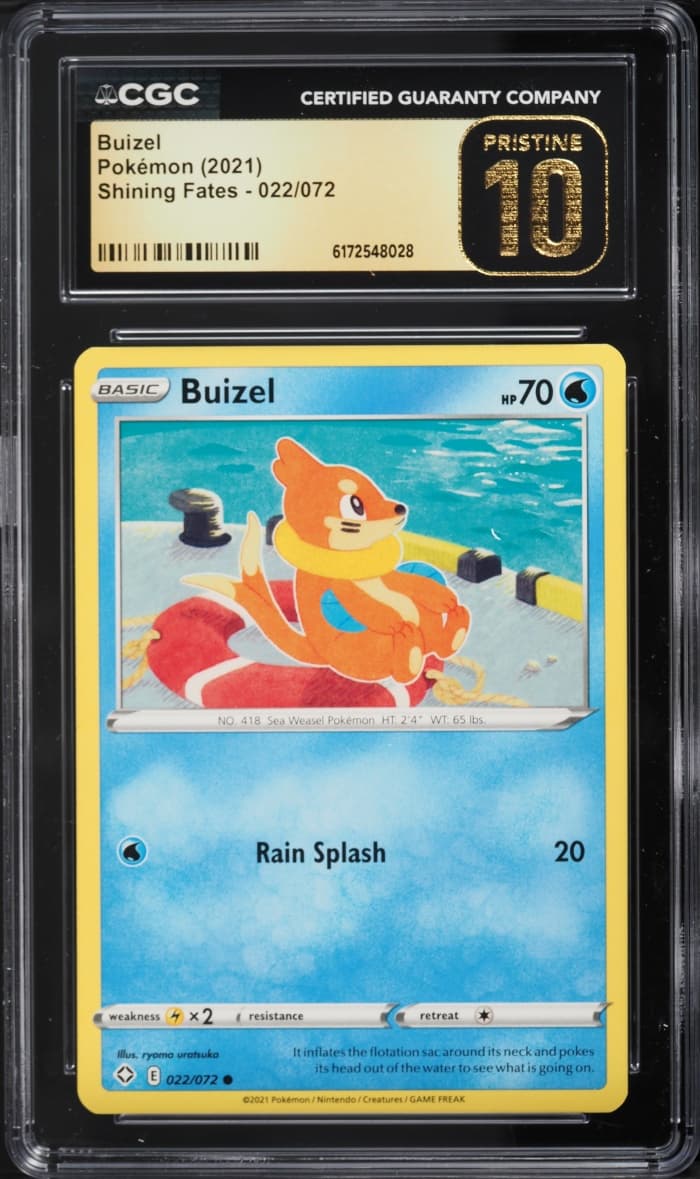 Pokemon Sword & Shield Shining Fates Buizel #022