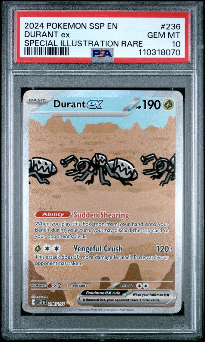 2024 #236 Durant EX PSA 10 Ssp E