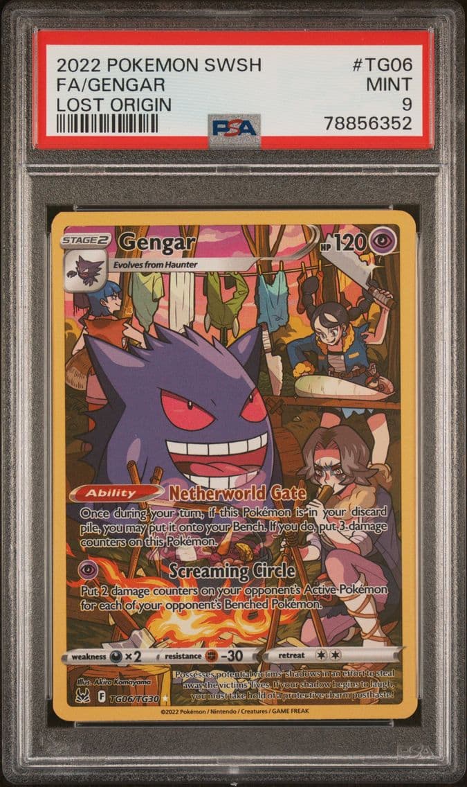 2022 #TG06 Full Art/Gengar PSA 9
