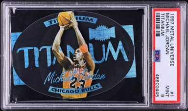 Metal Universe Titanium Die-Cut Michael Jordan #1