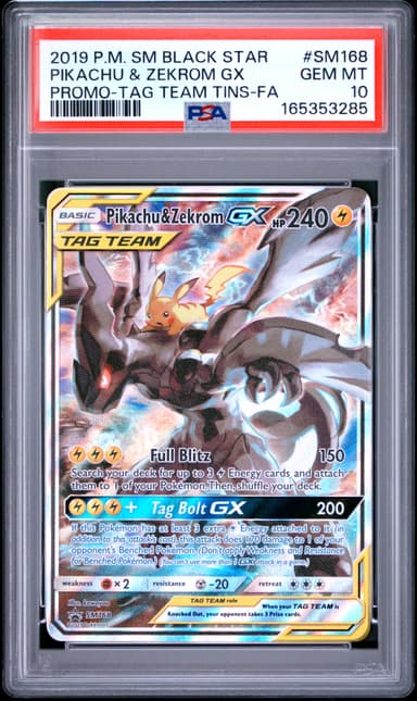 Full Art/Pikachu & Zekrom GX