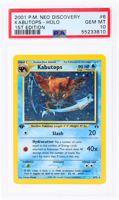 Kabutops-Holo 1st Edition