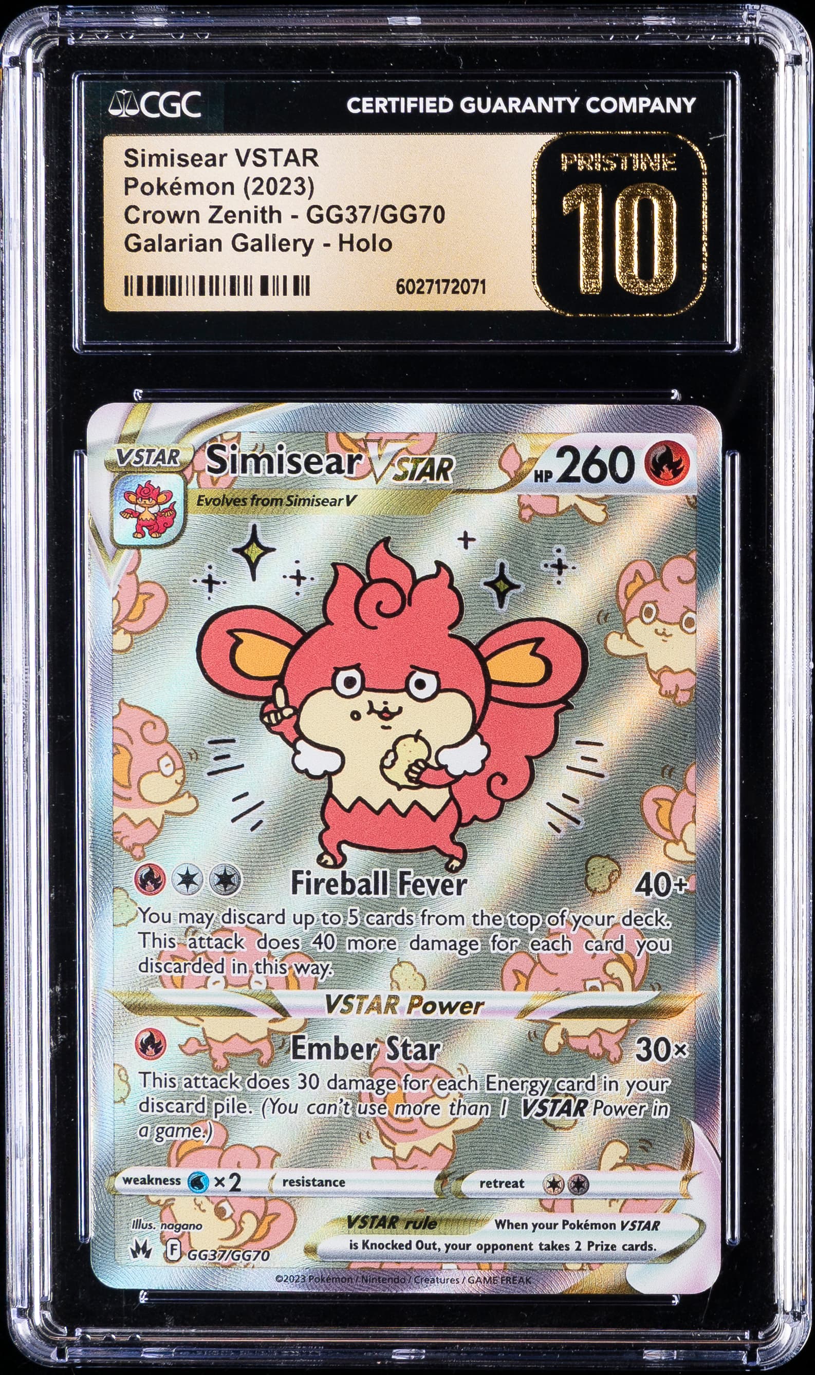 Full Art/Simisear Vstar