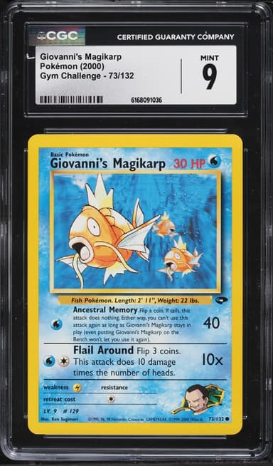 Pokemon Gym Challenge Giovanni's Magikarp #73
