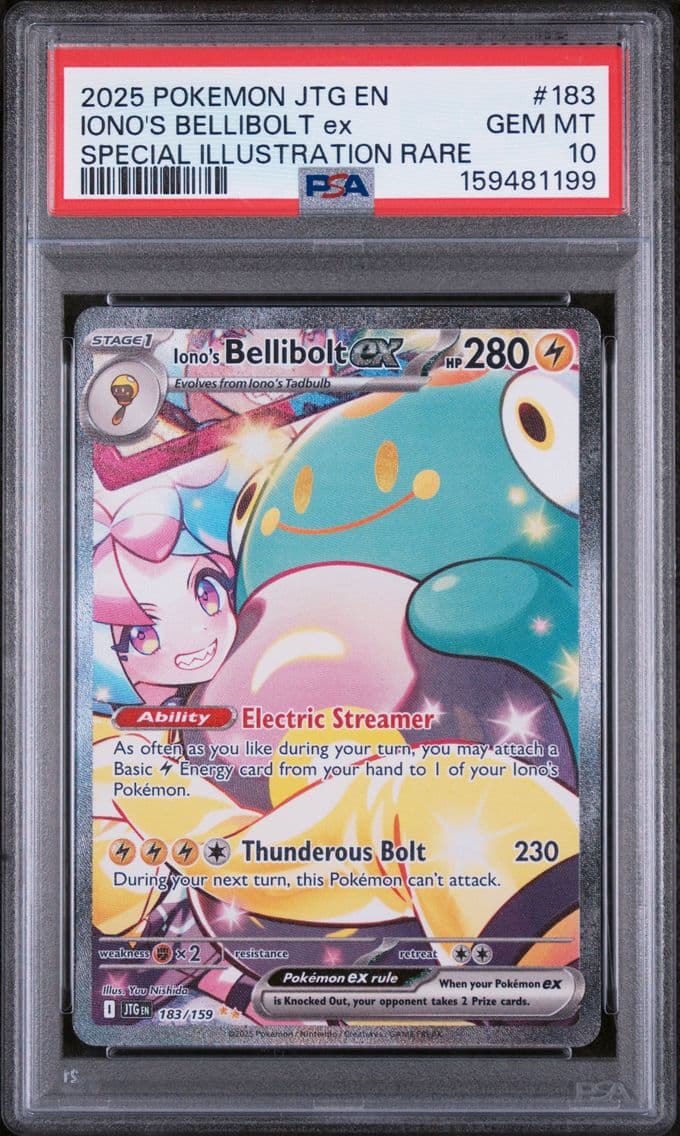 2025 #183 Iono's Bellibolt EX PS