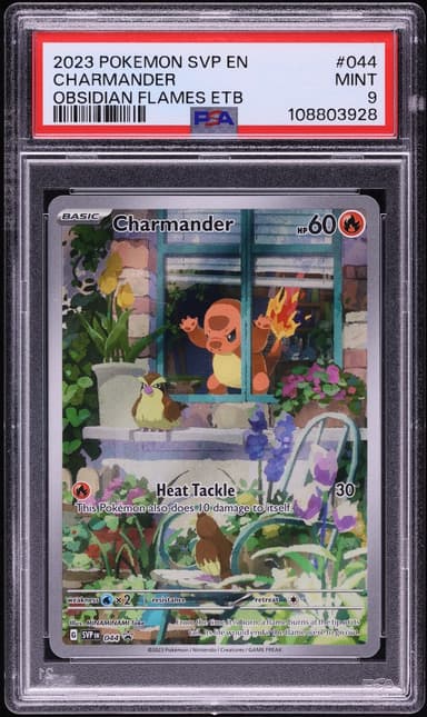 Pokemon Scarlet & Violet Promo Obsidian Flames ETB Full Art Charmander #44
