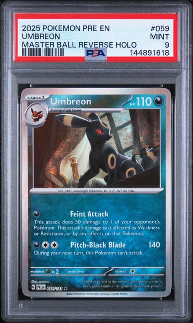 Umbreon Master Ball Reverse Holo