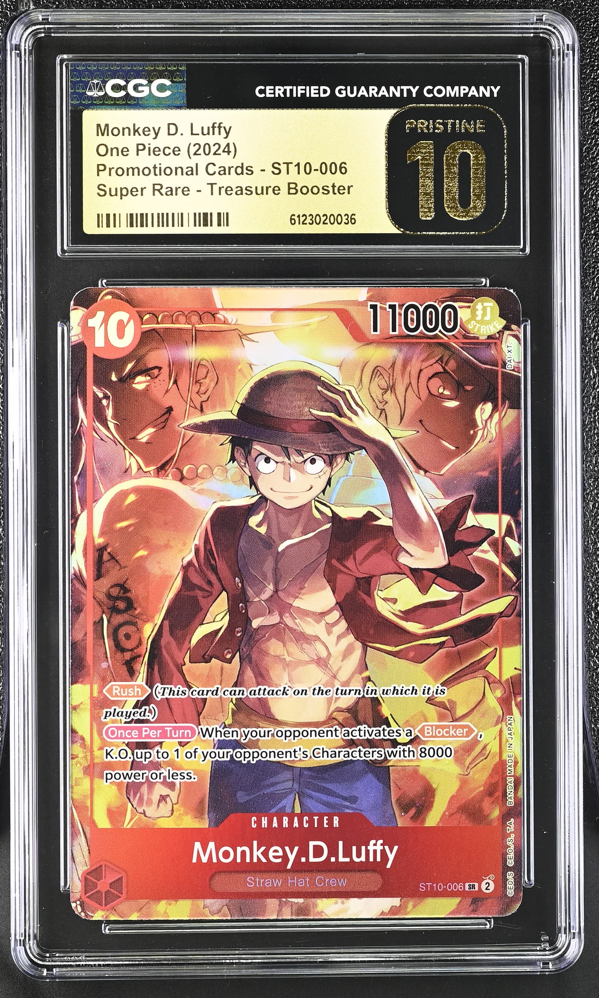 Monkey D. Luffy SR Treasure Booster