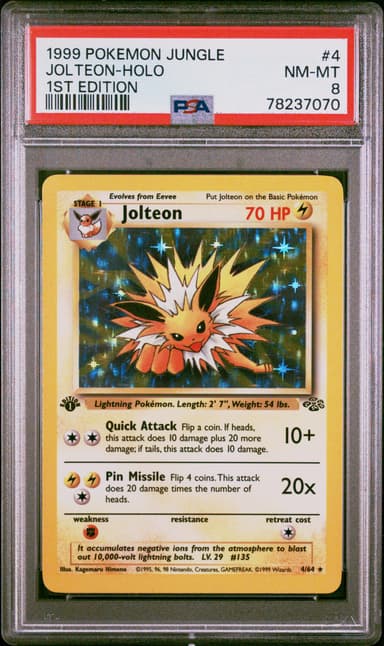 Jolteon-Holo 1st Edition