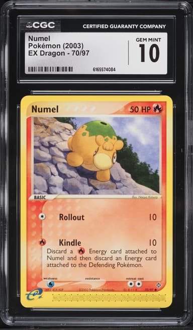 Pokemon Ex Dragon Numel #70
