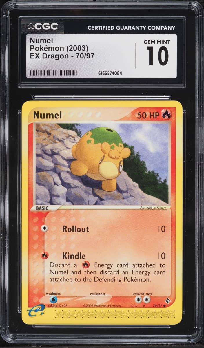Pokemon Ex Dragon Numel #70