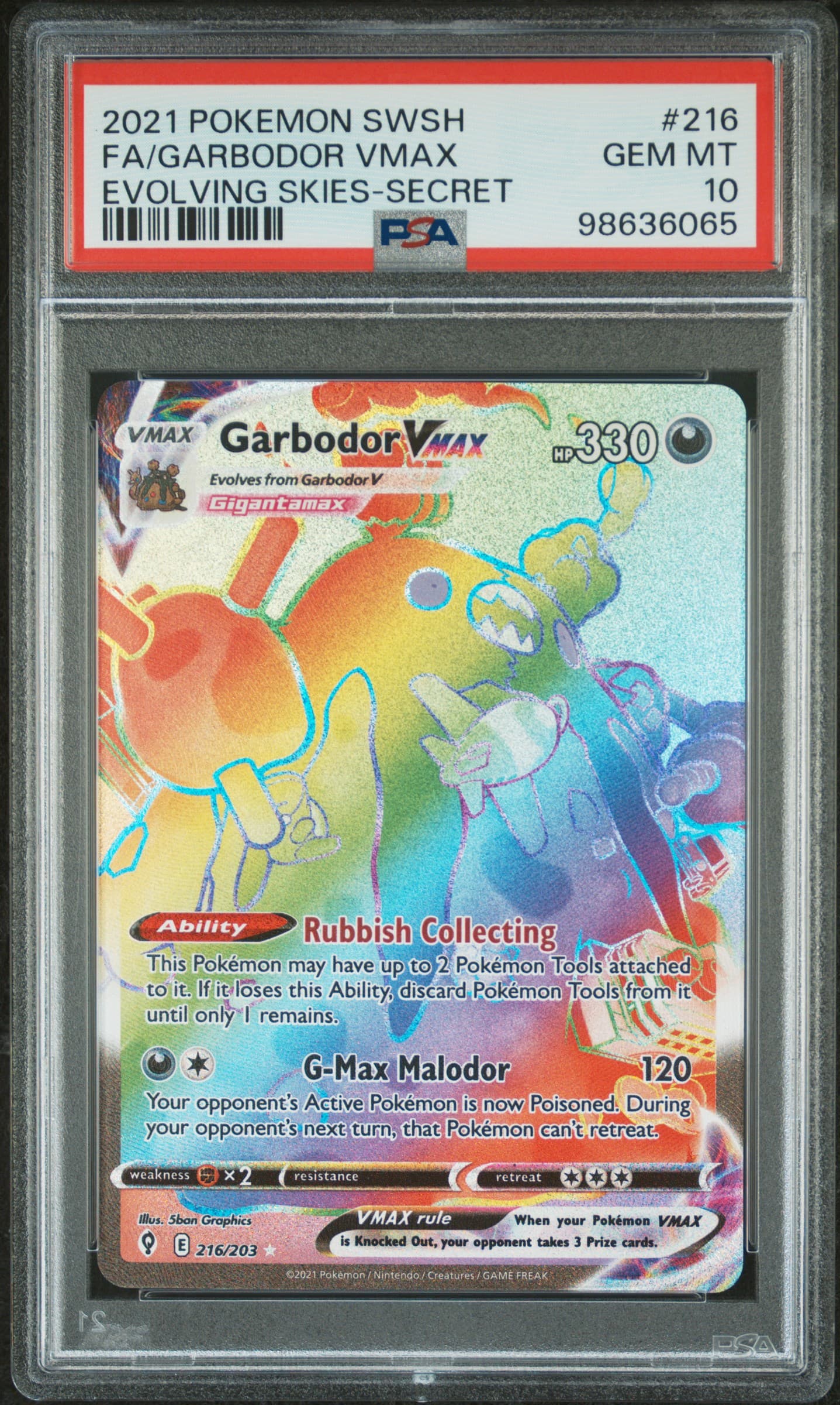Full Art/Garbodor Vmax
