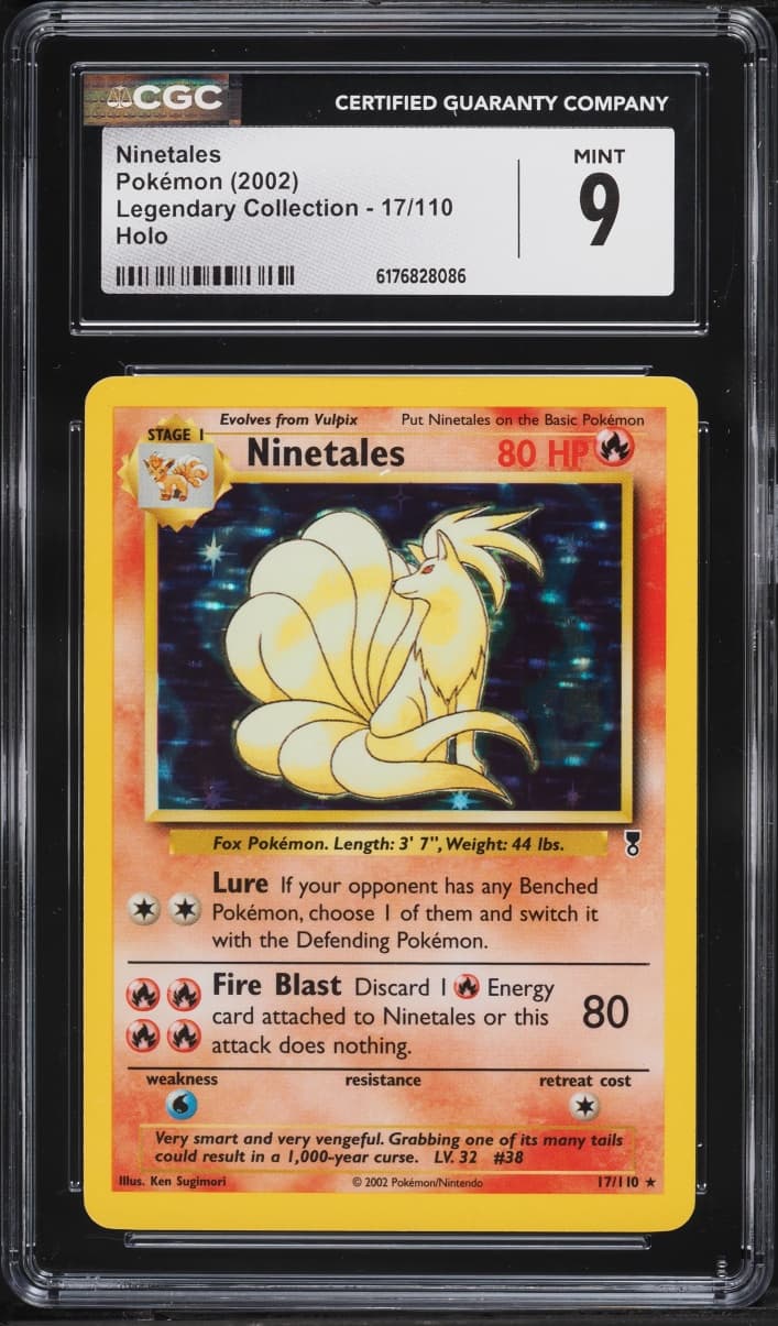 Pokemon Legendary Collection Holo Ninetales #17
