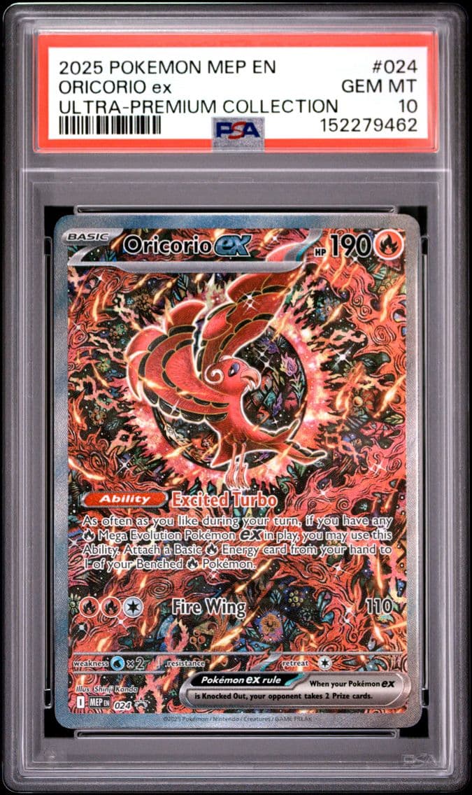 2025 #024 Oricorio EX PSA 10 Mep
