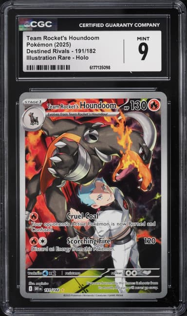 Pokemon Scarlet & Violet Destined Rivals IR Team Rocket's Houndoom #191