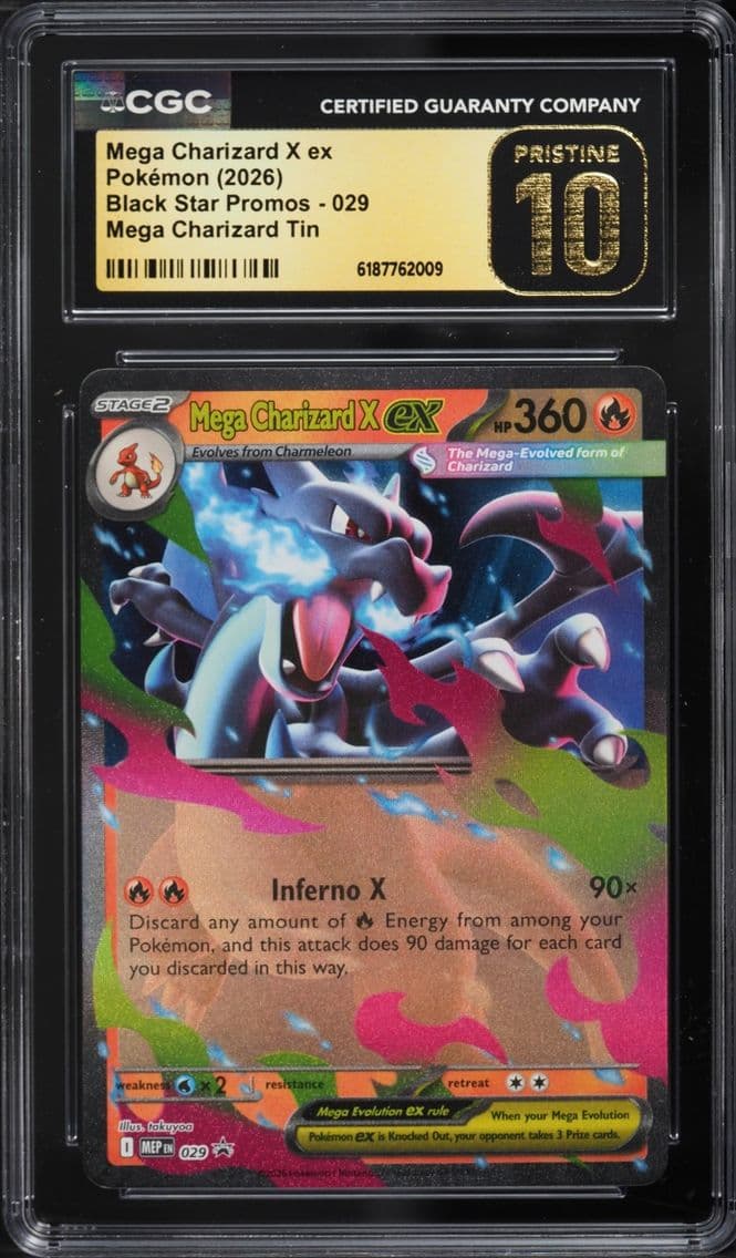 2026 #29 Mega Charizard X Ex CGC